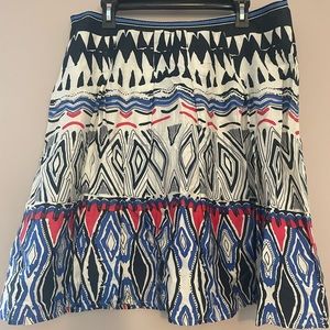 Roberto Verino summer printed skirt made in Spain